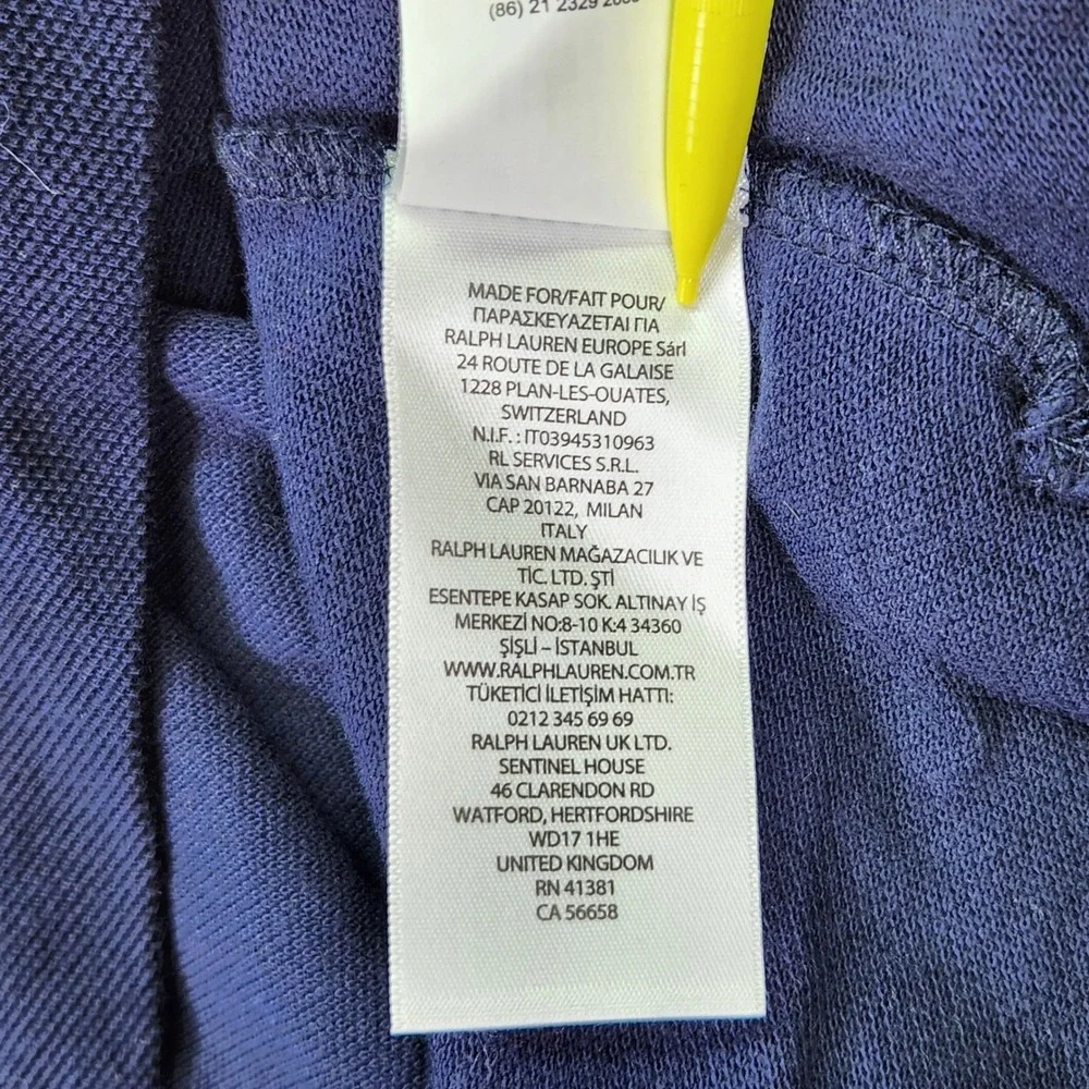 Polo Ralph Lauren Mens 1XB Big Logo Colorblock Striped Pique Polo Shirt Multi Nw